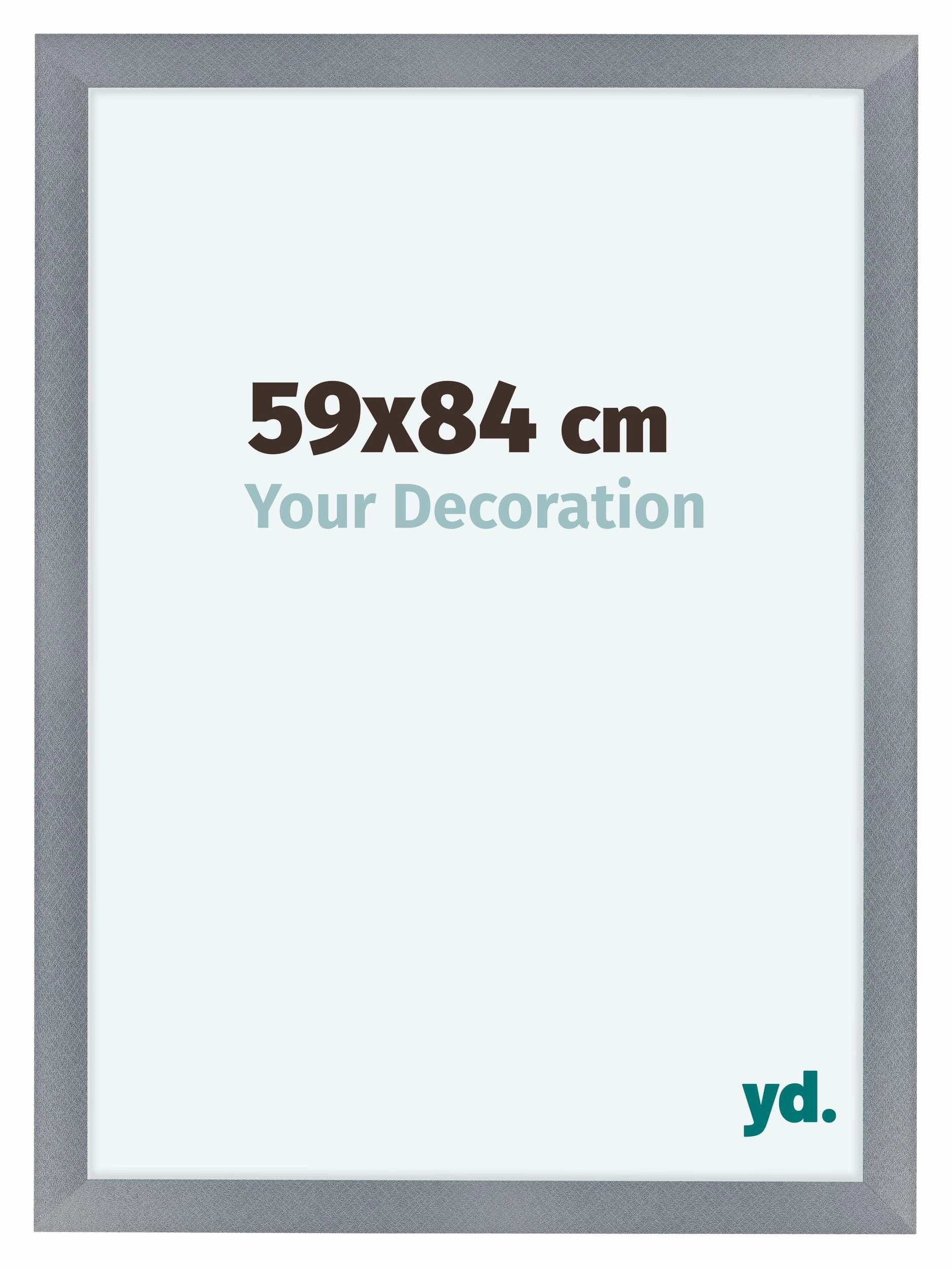 Bilderrahmen 59x84 cm - Aluminium - Gebürstet - MDF - Como