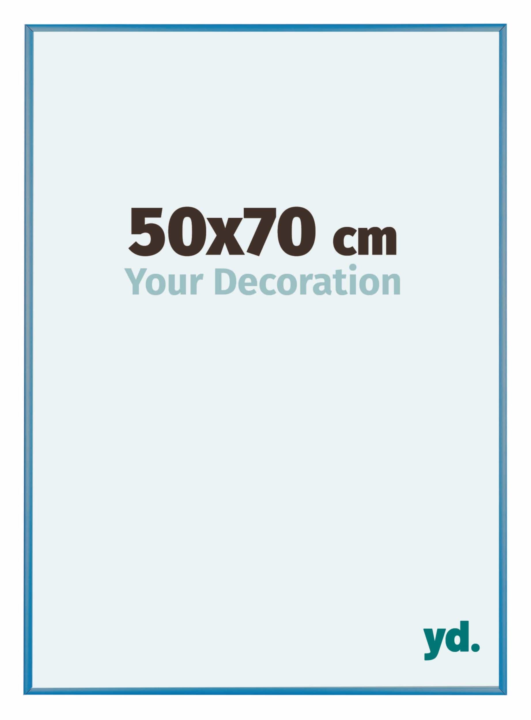 Bilderrahmen 49x68 cm - Stahl Blau - Aluminium - Austin