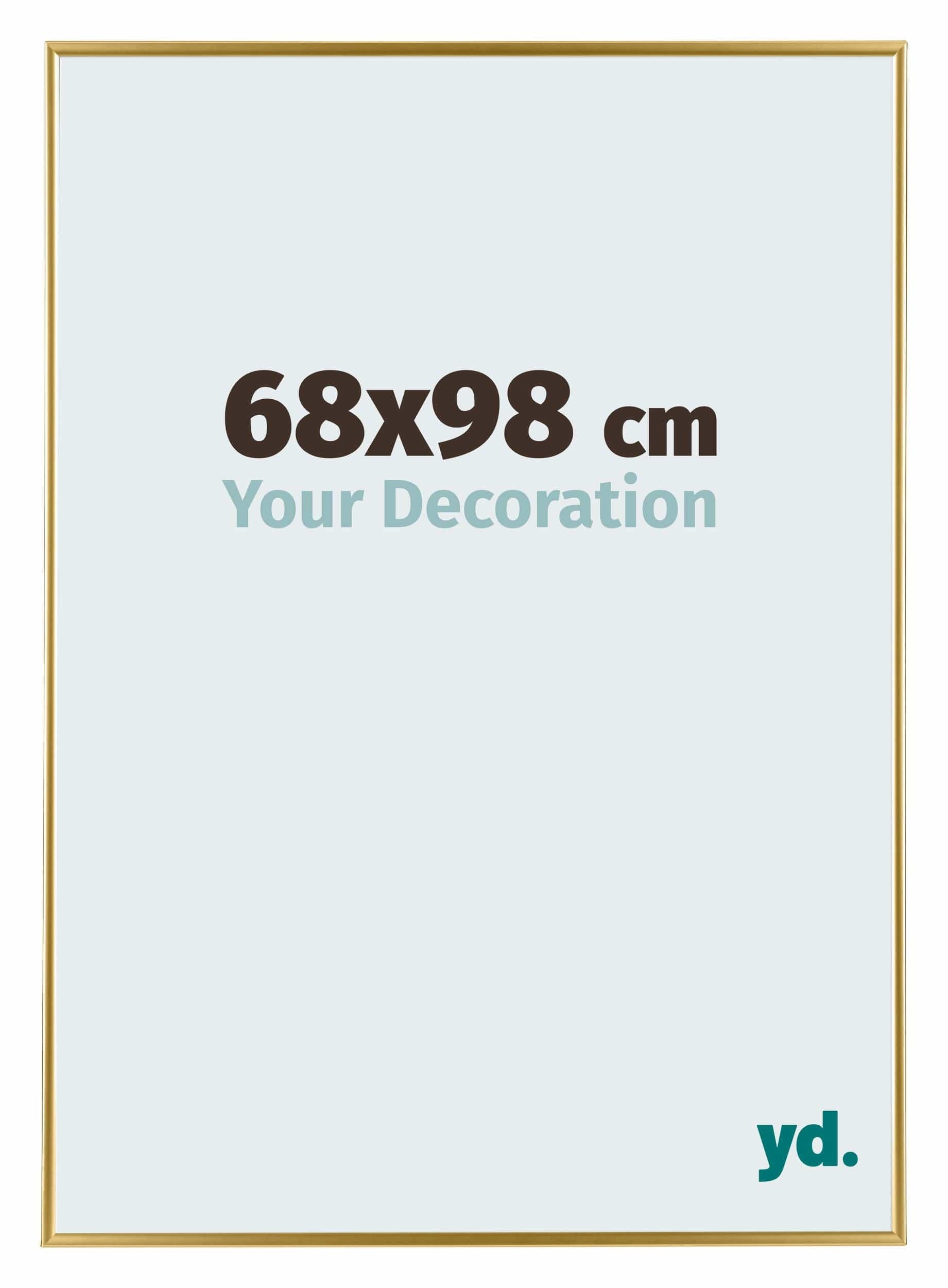 Bilderrahmen 68x98 cm - Gold - Kunststoff - Evry
