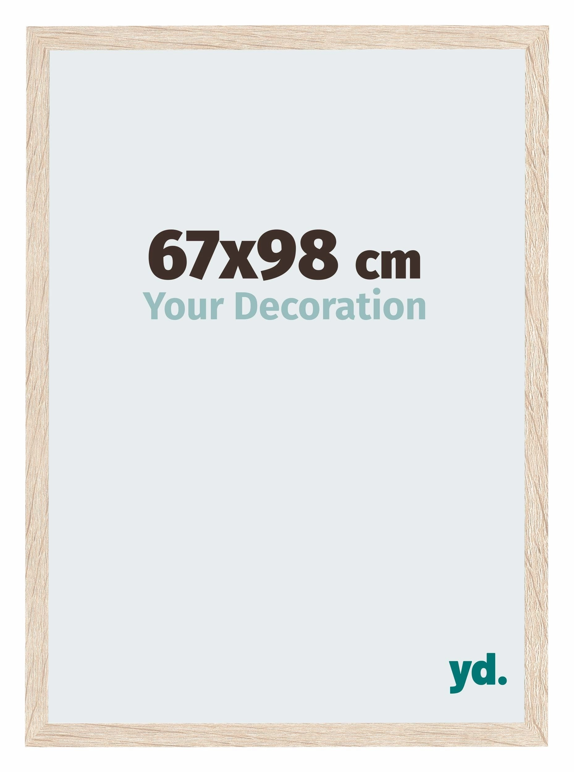 Bilderrahmen 67x98 cm - Eiche - MDF - Catania