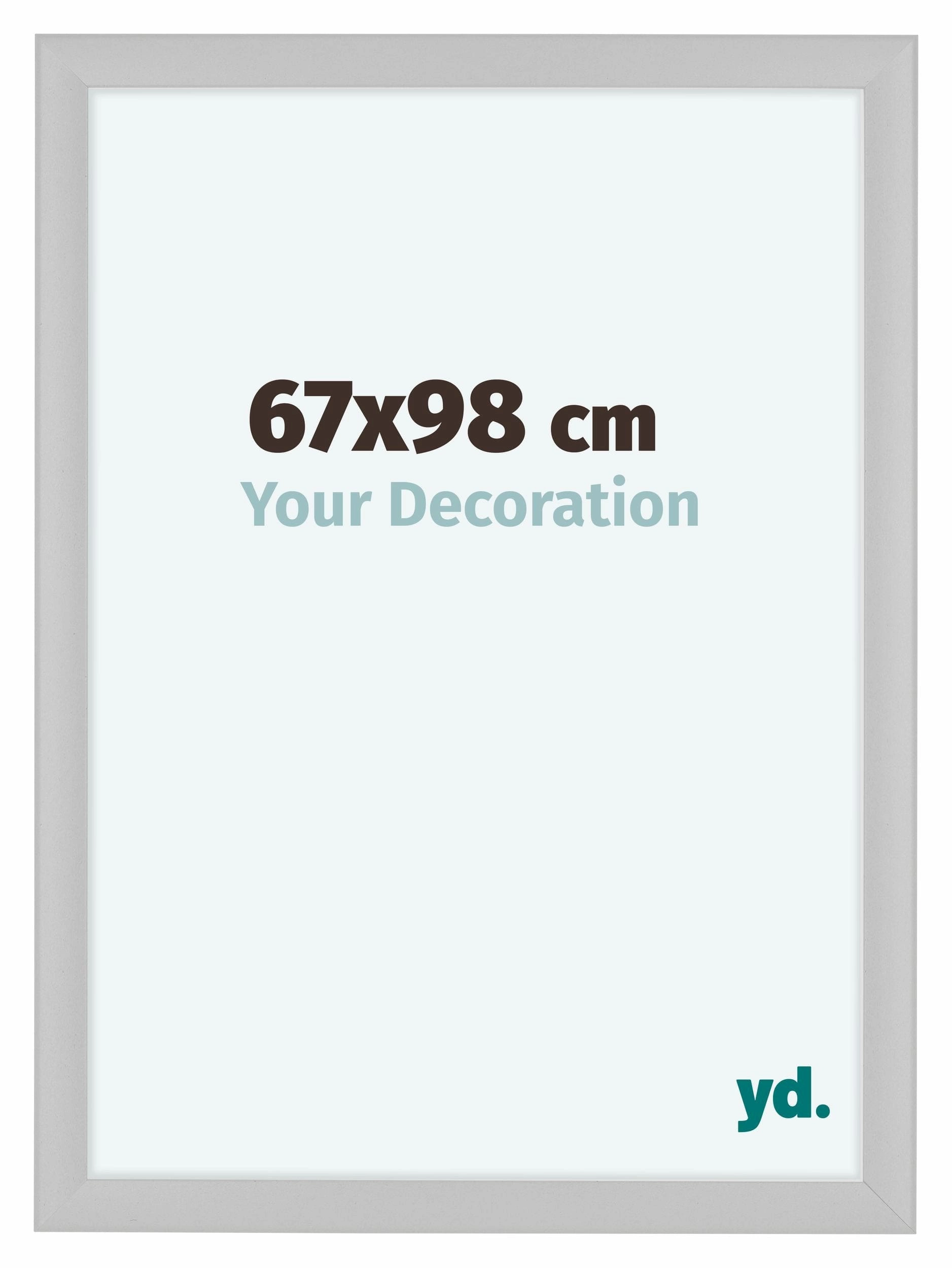 Bilderrahmen 67x98 cm - Weiß Matt - MDF - Como