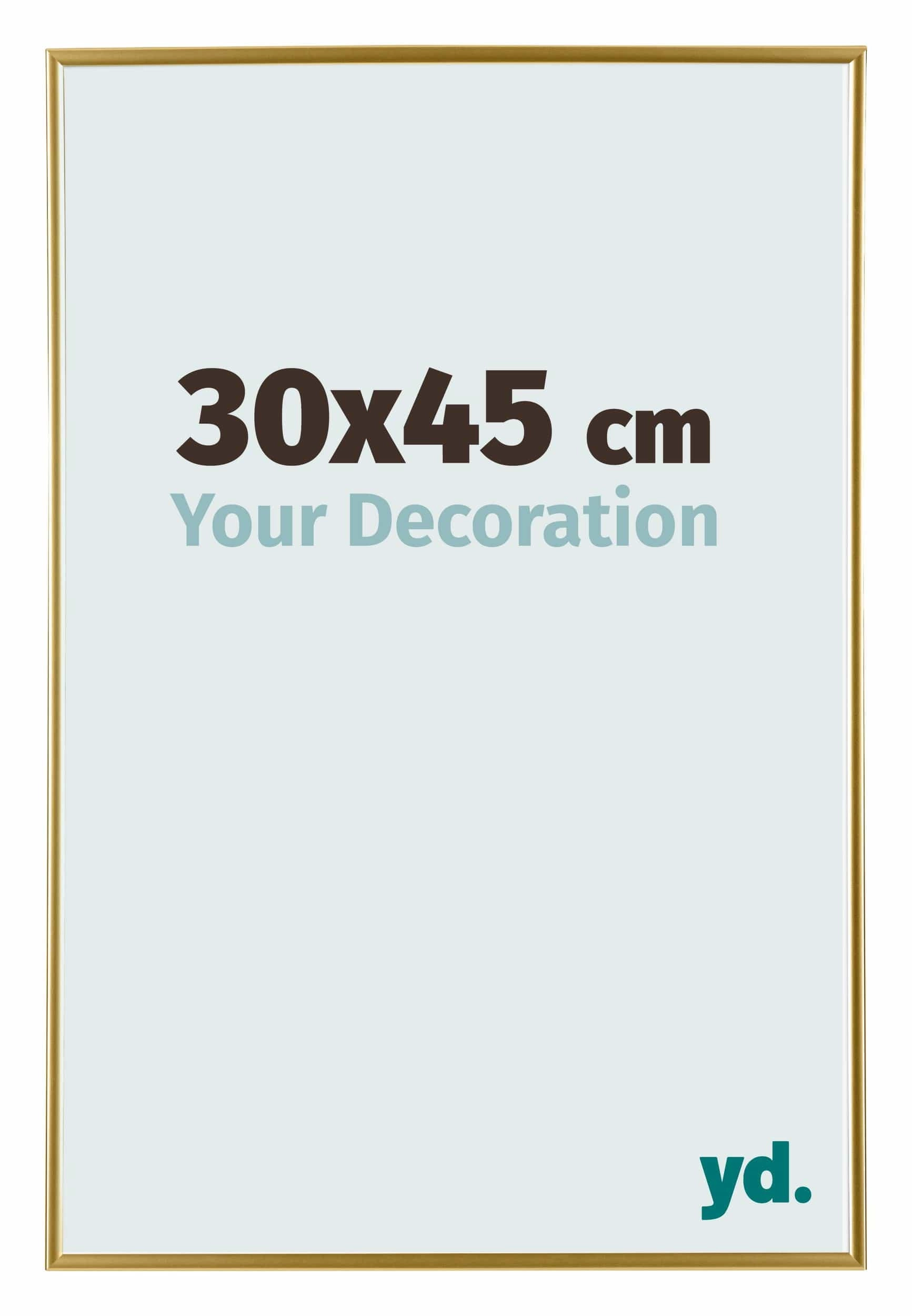 Bilderrahmen 30x45 cm - Gold - Kunststoff - Evry