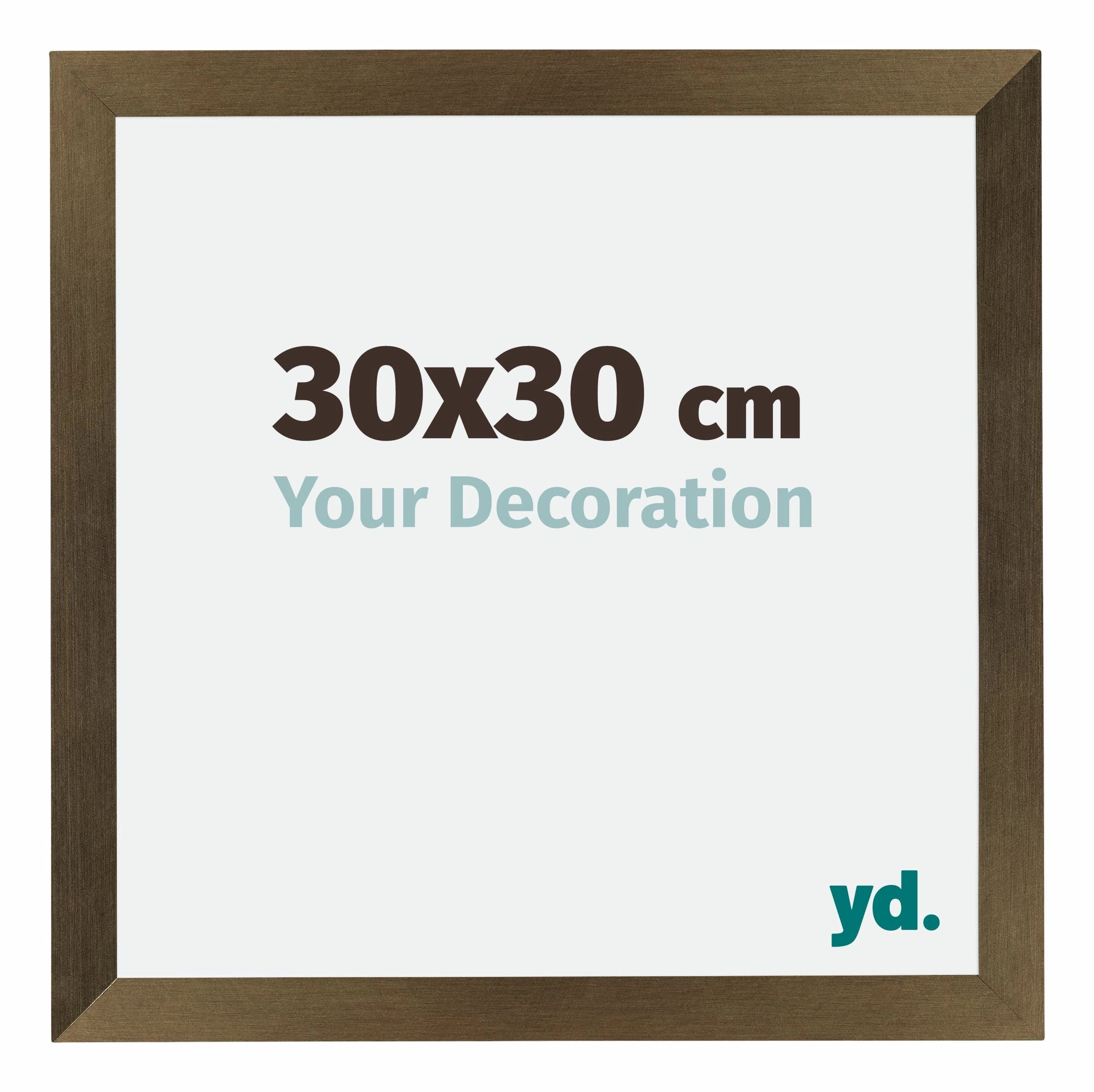 Bilderrahmen 30x30 cm - Bronze Dekor - MDF - Mura