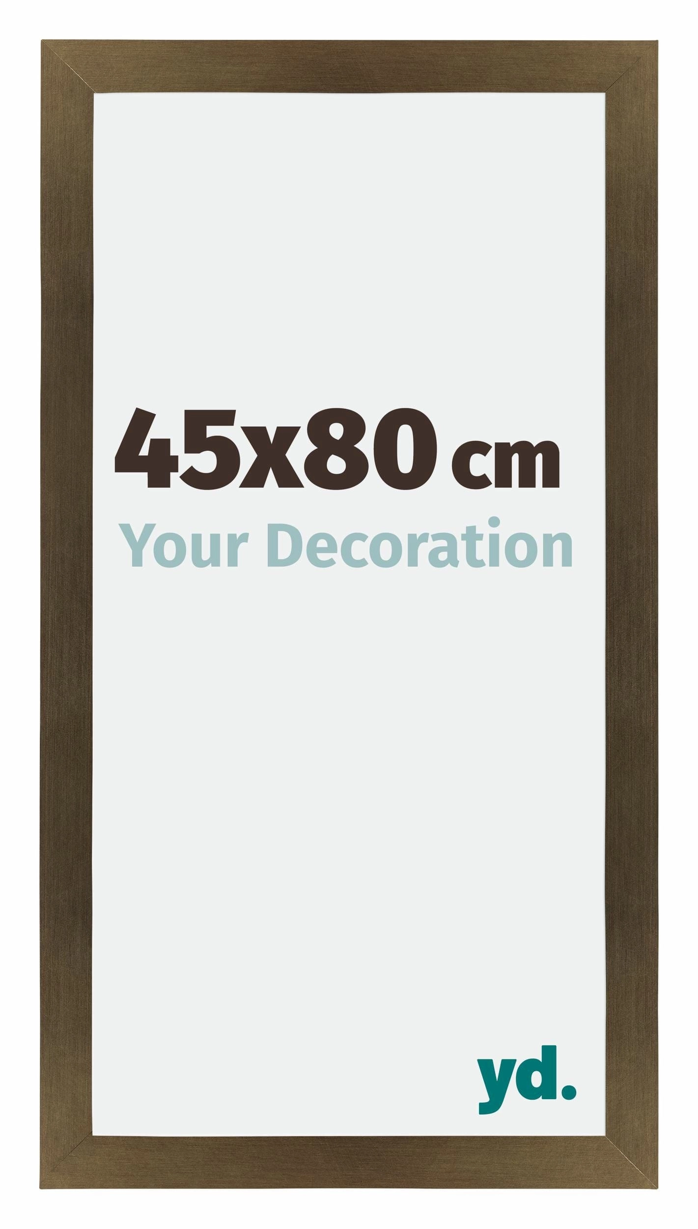 Bilderrahmen 45x80 cm - Bronze Dekor - MDF - Mura