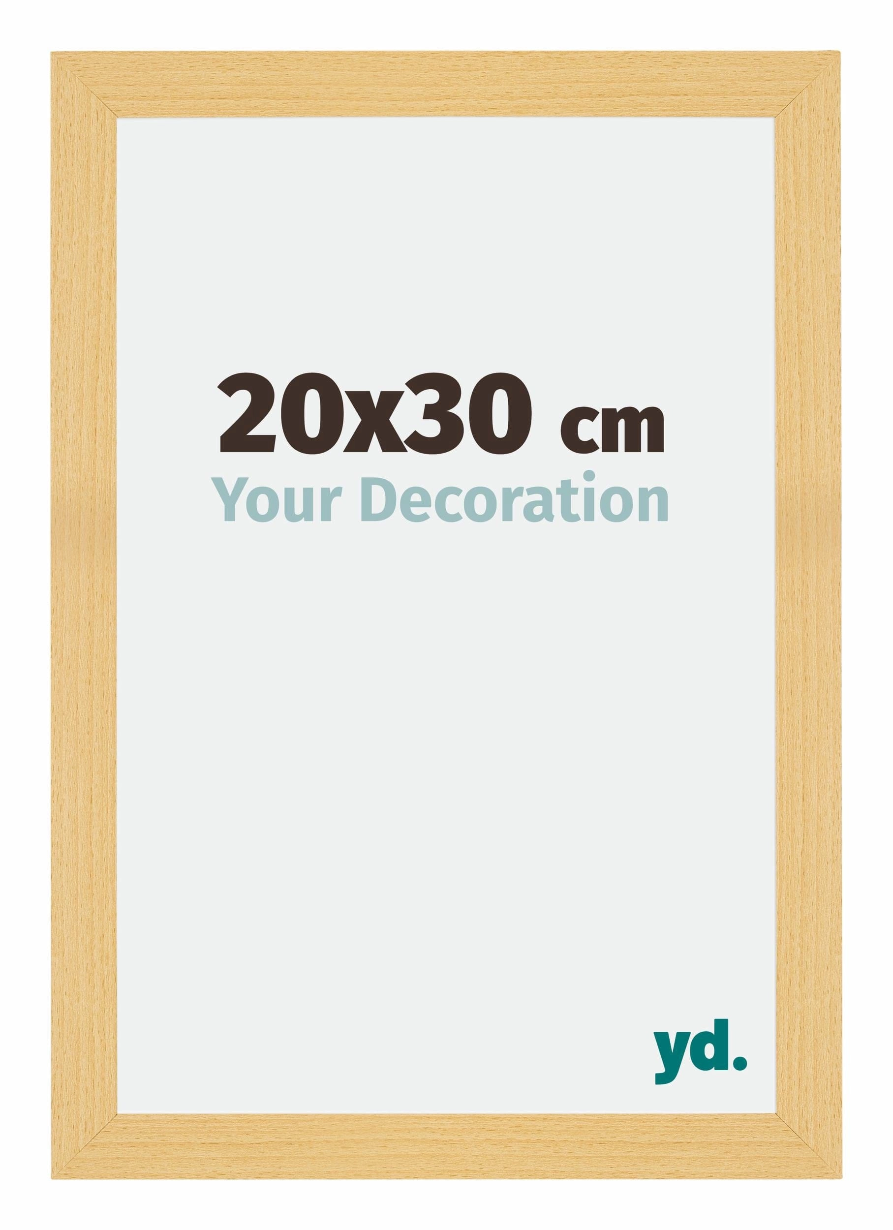 Bilderrahmen 20x30 cm - Buche Dekor - MDF - Mura