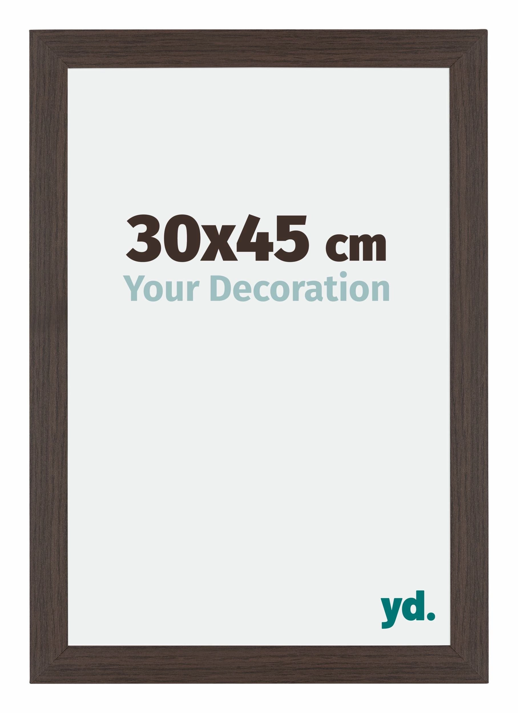 Bilderrahmen 30x45 cm - Eiche Dunkel - MDF - Mura