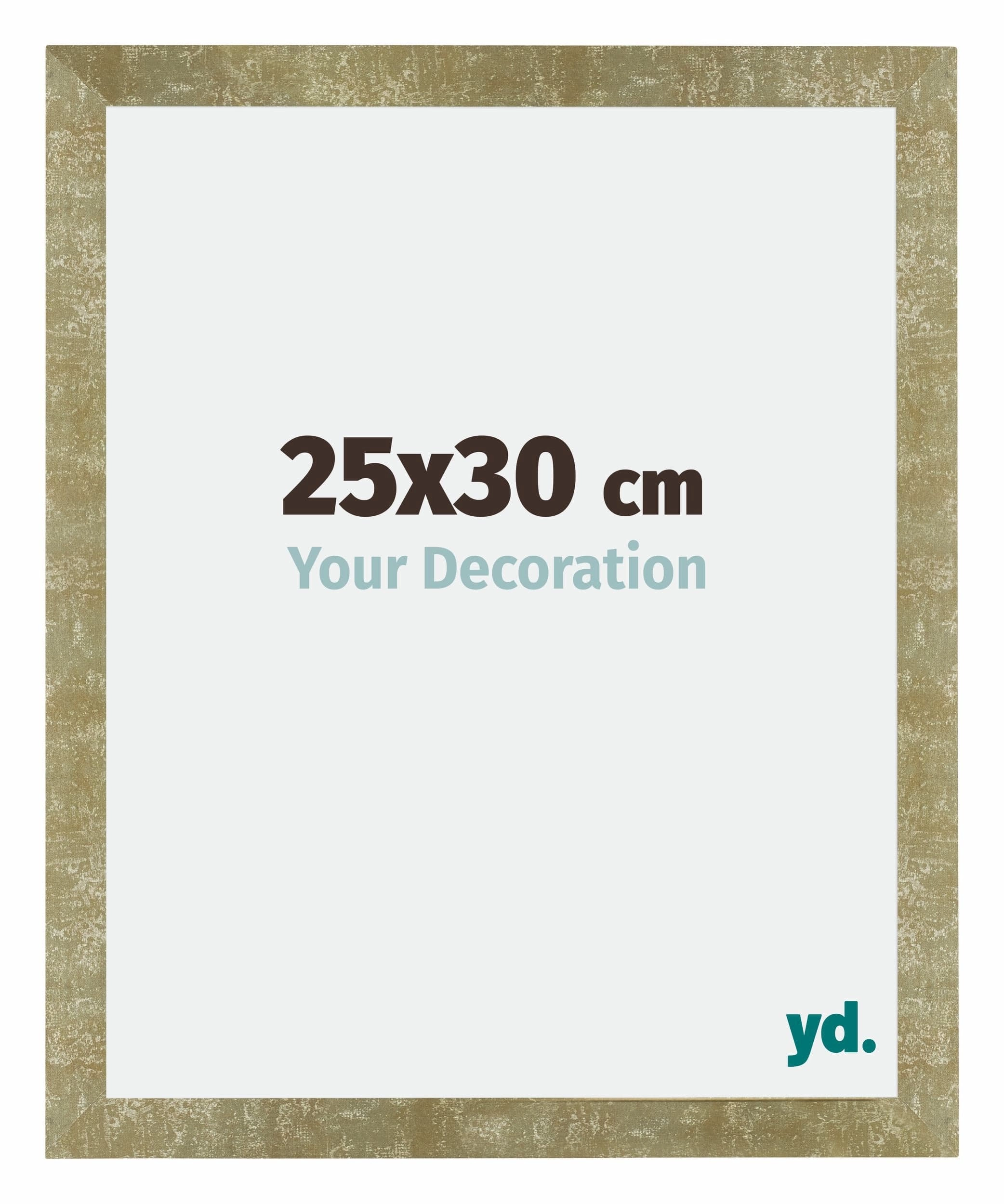 Bilderrahmen 25x30 cm - Gold Antik - MDF - Mura