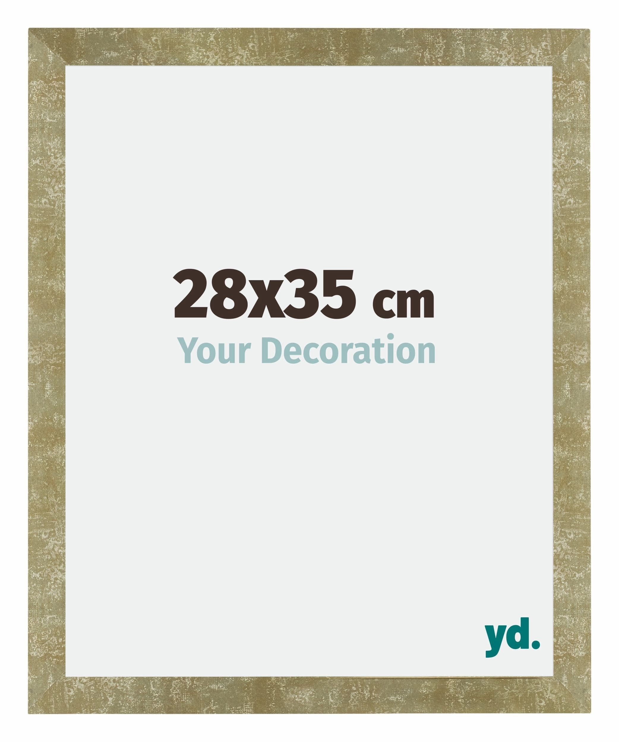 Bilderrahmen 28x35 cm - Gold Antik - MDF - Mura