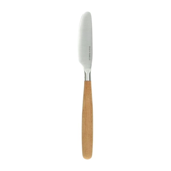 Buttermesser 'gent', rostfreier stahl und ahornholz