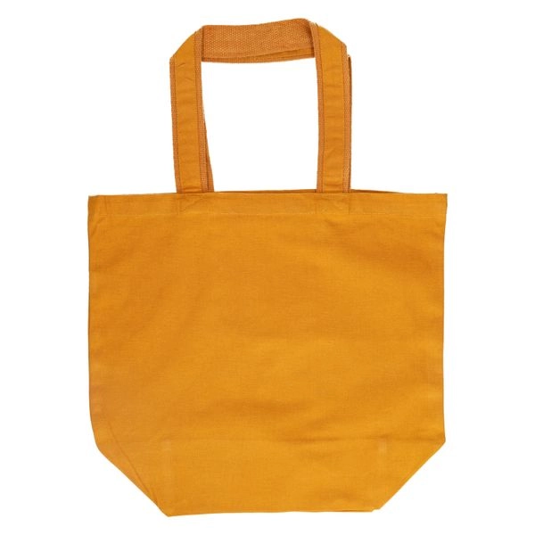 Shopper, bio-baumwolle, honiggelb, 45 x 37 x 19 cm