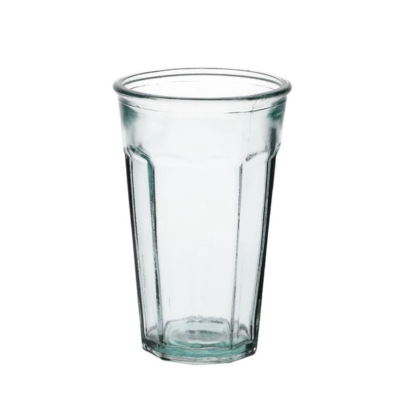 Glas mit facetten, recycelt, 300 ml