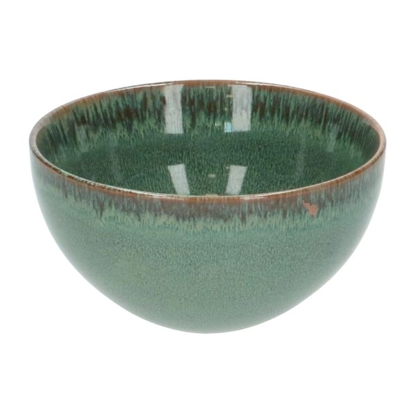 Schale, reactive glasur, steingut, grün, ø 13,5 cm