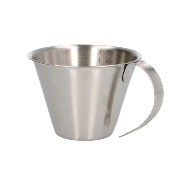Messbecher, rostfreier stahl, 250 ml