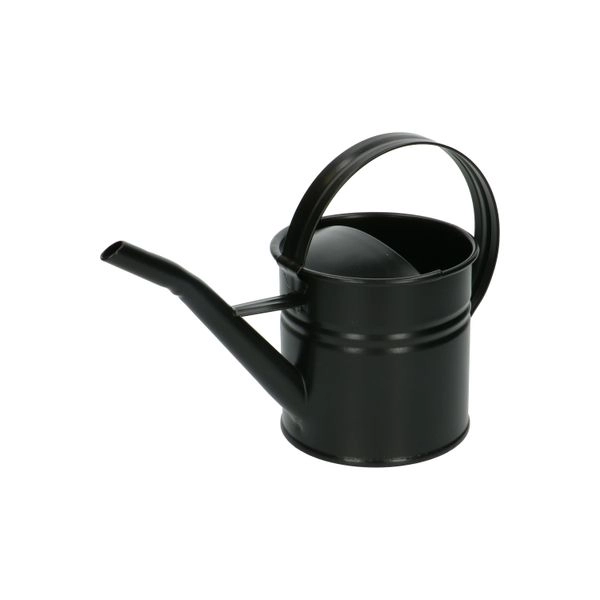 Gießkanne, zink, mattschwarz, 0,9 l