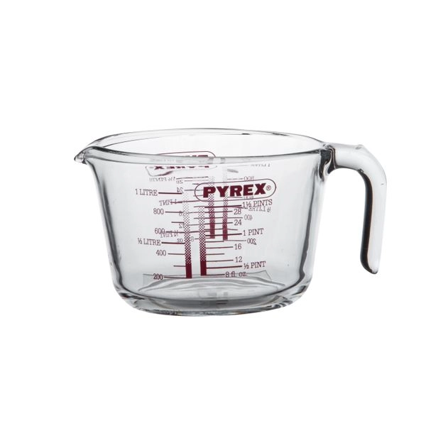 Messbecher pyrex, glas, 1 l