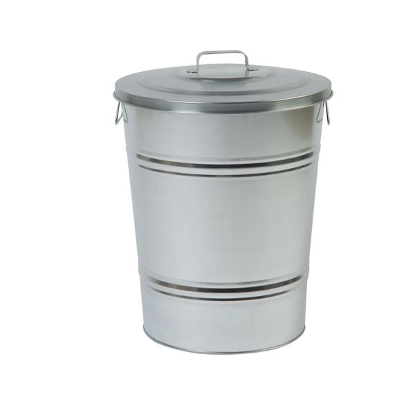 Mülleimer, leicht zulaufend, zink, 55 l