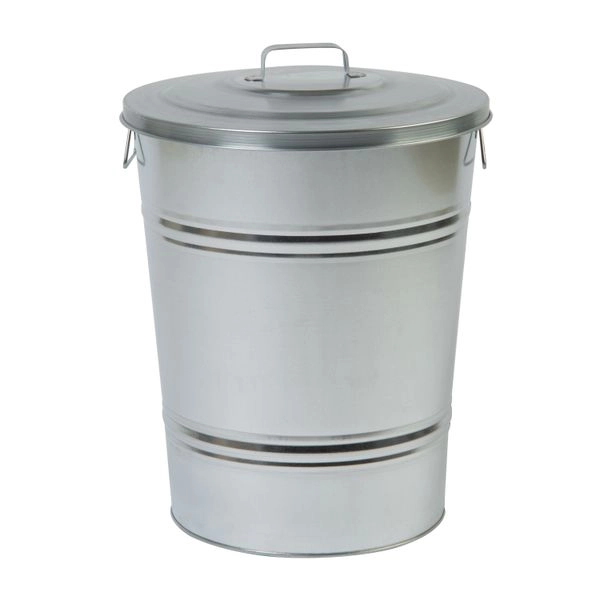 Mülleimer, leicht zulaufend, zink, 75 l