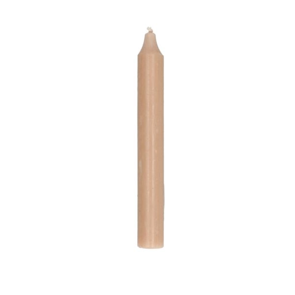 Tafelkerze, sandfarben, 18 cm