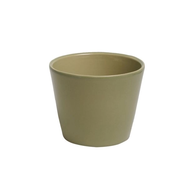 Übertopf, keramik, hellgrün, ø 12 cm