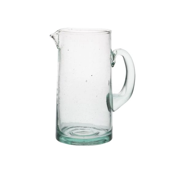 Karaffe, recyceltes glas, handgeblasen, 900 ml