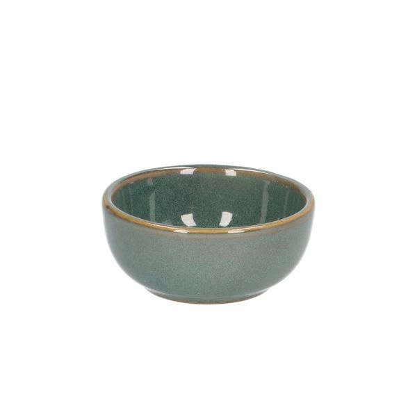 Schale reactive glasur, steingut, grün, ø 7,5 cm