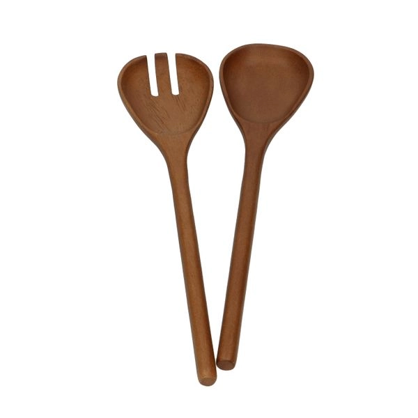 Salatbesteck, akazienholz, 30 cm