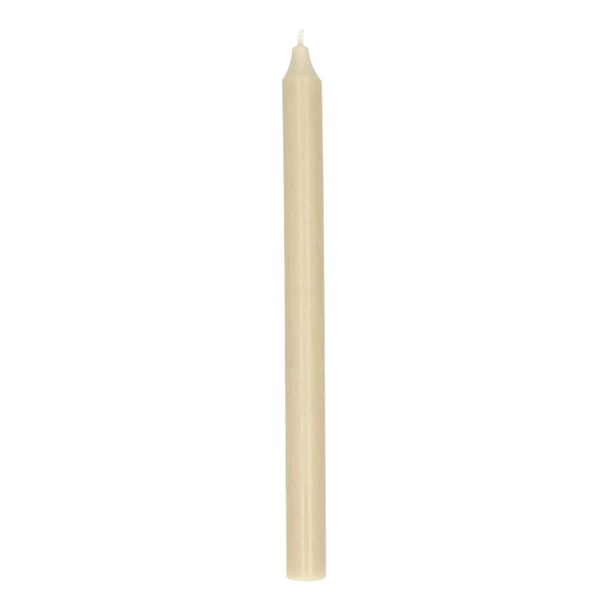 Stabkerze, kaki, 27 cm