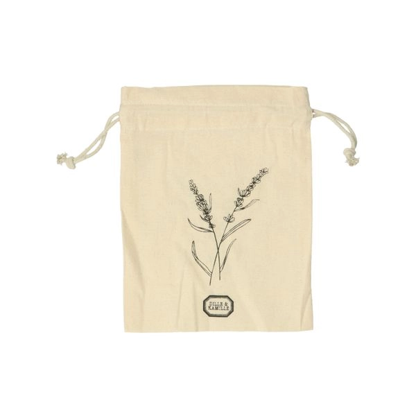 Geschenkbeutel lavendel, bio-baumwolle, 19 x 22 cm
