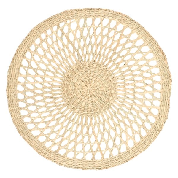 Tischset rund, geflochten, seegras, ø 38 cm