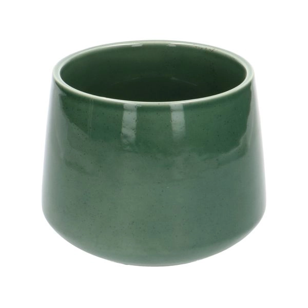Übertopf 'juul', steingut, grün, ø 17 cm