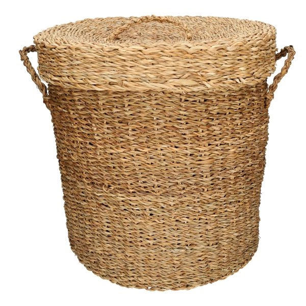 Wäschekorb, seegras, groß