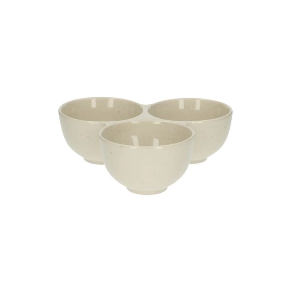 Servierschale, steingut, beige, sprenkel, ø 20,5 cm