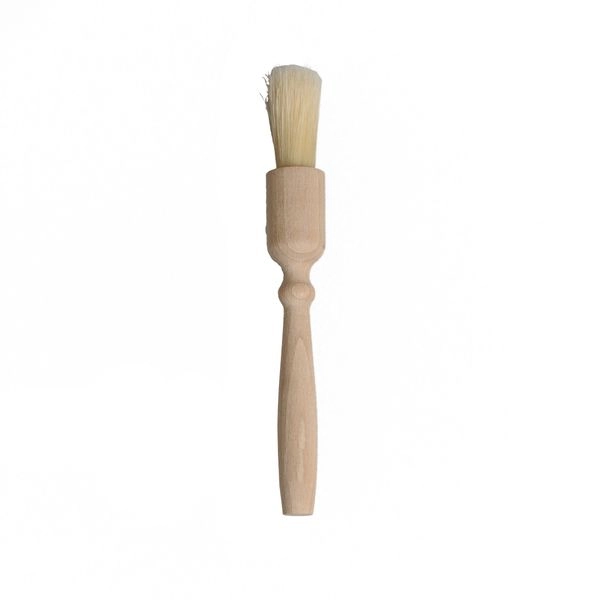 Backpinsel, rund, aus buchenholz