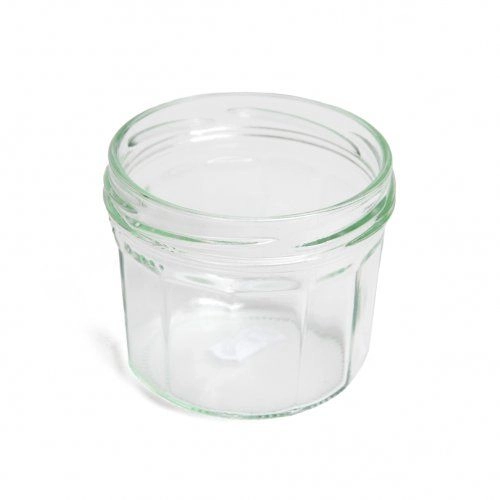 Einweckglas mit facetten, deckel separat erhältlich, 240 ml