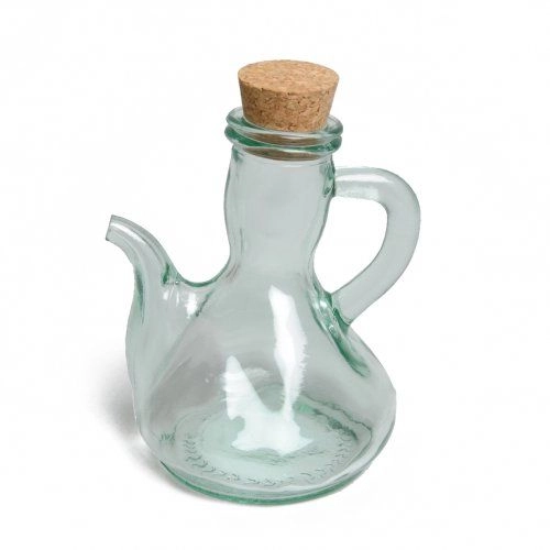 Essig- oder ölkännchen, grünes recycling-glas, 250 ml