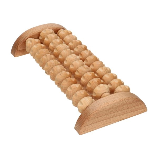 Fußmassageroller, buchenholz