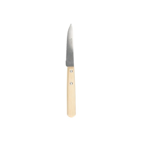 Küchenmesser, nogent, griff aus buchenholz, 19 cm