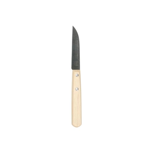 Küchenmesser gebogen, nogent, griff aus buchenholz, 18 cm