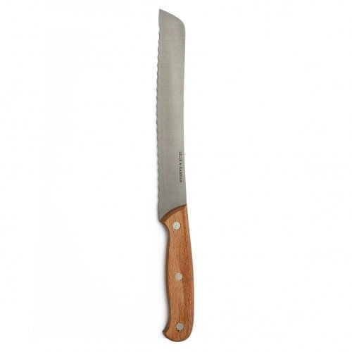 D & k brotmesser, griff aus buchenholz, 32 cm