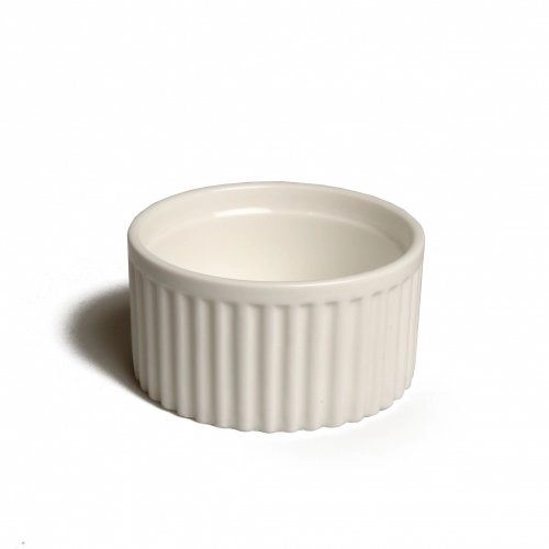 Soufflé- schale / auflaufform, porzellan, ø 8 cm