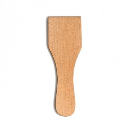 Spachtel, gerade, buchenholz, 13 cm