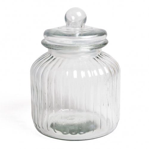 Vorratsglas, geriffelt, 2,2 liter