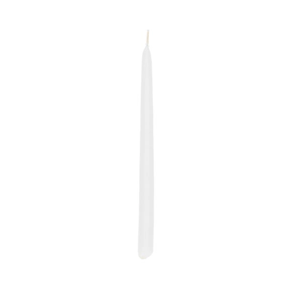 Kerzen, klein, schmal, weiß, 17 cm, 10 stück