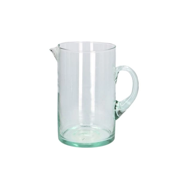 Karaffe, recyceltes glas, handgeblasen, 1,5 l