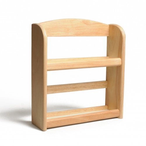 Gewürzregal für ca. 8 gewürzdosen aus kautschukholz