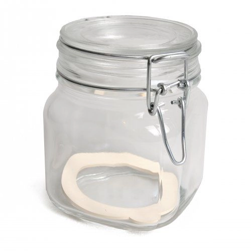 Bügelglas, viereckig, 0,75 l