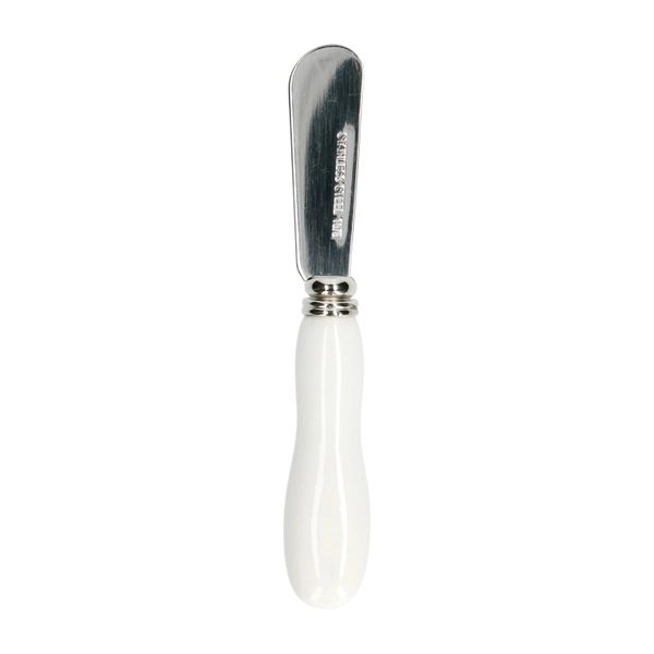 Buttermesser, rostfreier stahl mit porzellan, 13,5 cm