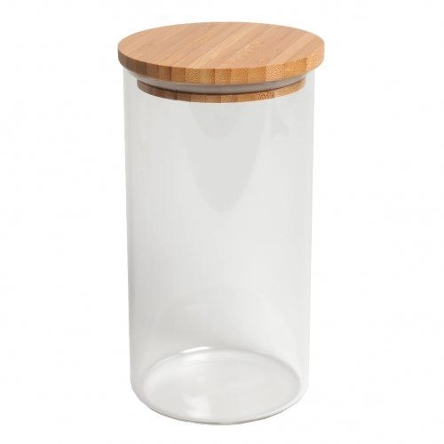 Vorratsglas mit bambusdeckel, 1 l