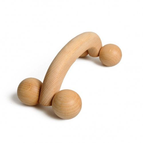 Massageroller, klein, buchenholz