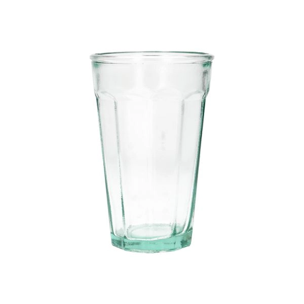 Glas mit facetten, recycelt , 500 ml
